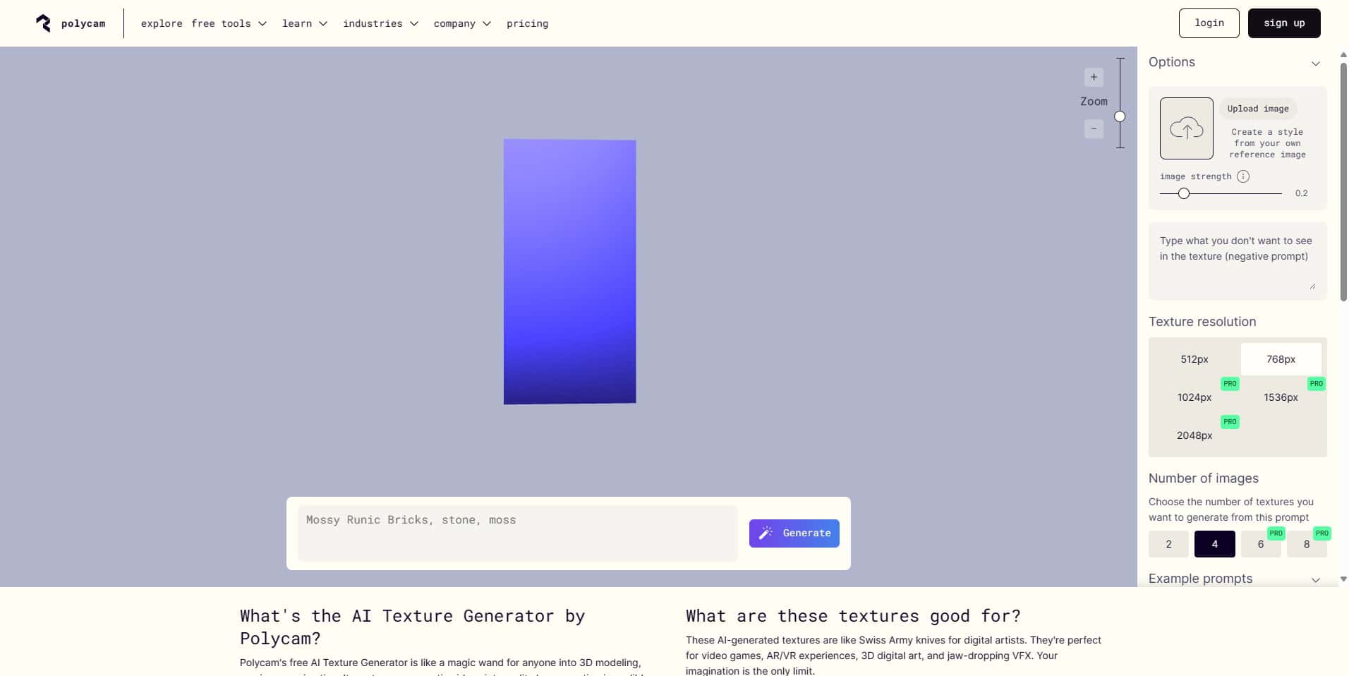 Polycam AI Texture Generator