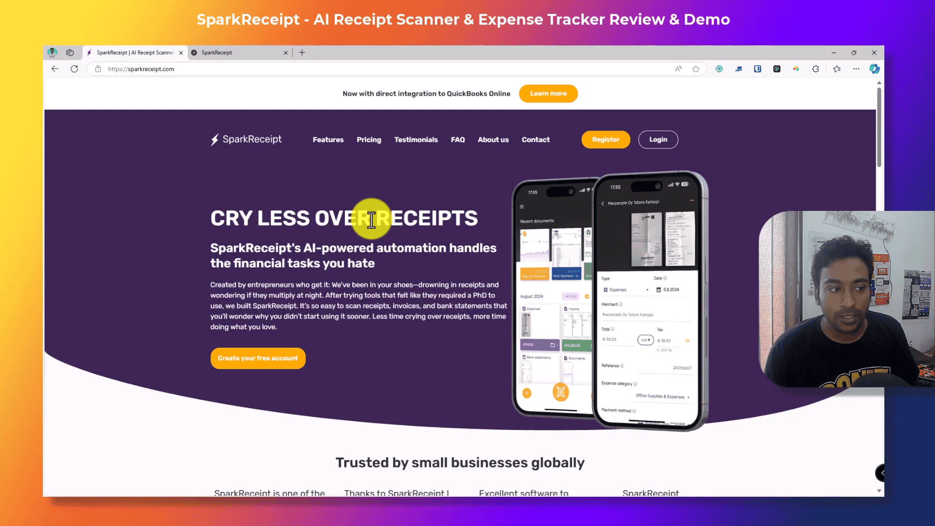 Conclusion on SparkReceipt features