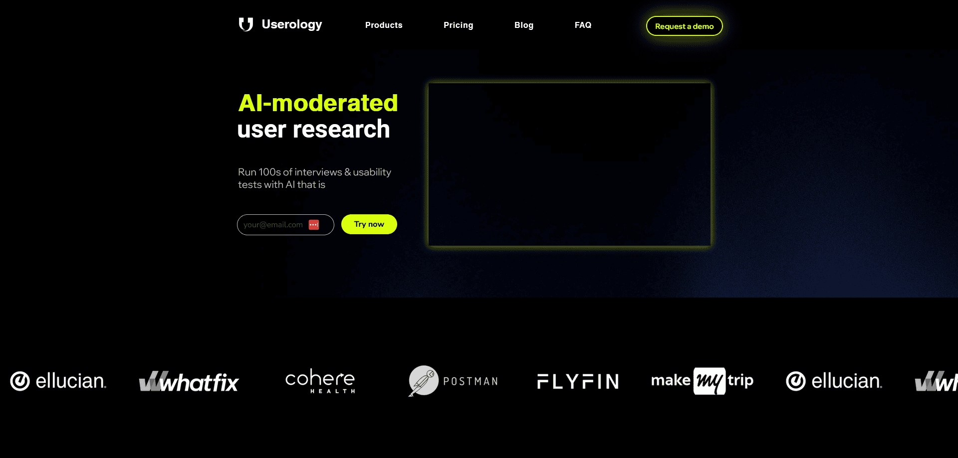 Userology - AI Moderated User Research