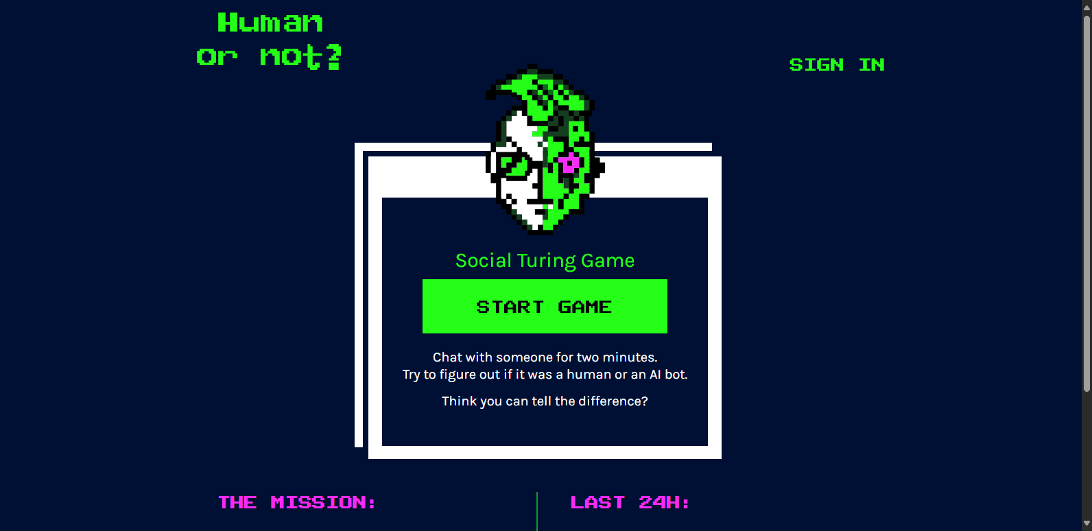 Human or Not - Turing Conversation Challenge